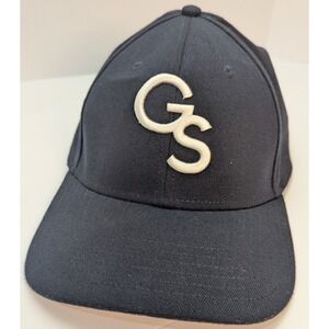 Georgia Southern Eagles Hat L/XL Legacy 92 Fitted Navy Blue GATA Slogan GSU Cap